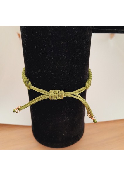 Yeşil Nal Makrome Bileklik, Şans Getirici, El Yapımı, Şık ve Renkli Takı modelleri