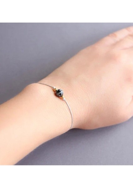 Renkli Obsidyen Doğal Taş El Işçiliği Bileklik, Pozitif Enerji ve Koruma fiyatları