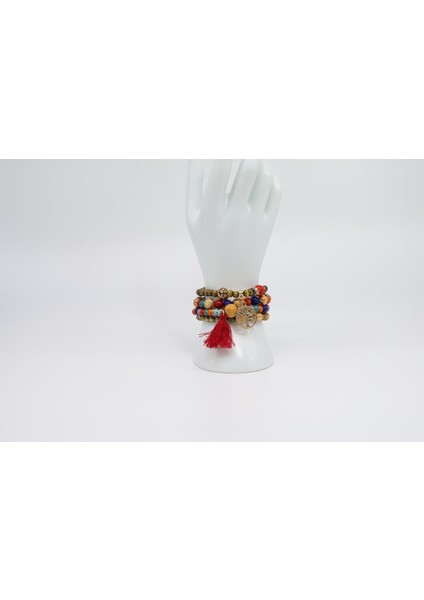 Renkli ve Şık Küçük Bileklik, Bohem Tarzı Aksesuar, Zarif ve Güzel Tasarım