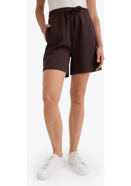 Beli Bağcıklı Basic Düz Bermuda Şort F7997AX25AU indirimleri