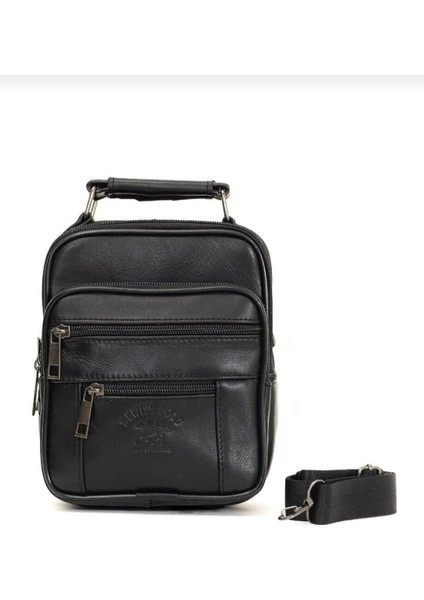 Şık Siyah Deri Erkek Omuz ve Çapraz Çanta, Günlük Kullanım Için Tasarım fiyatları