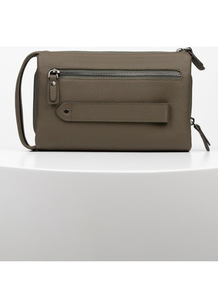 Haki Hakiki Deri El Çantası, Şık ve Kullanışlı Tasarım ile Günlük Şıklık Sağlar. fiyatları