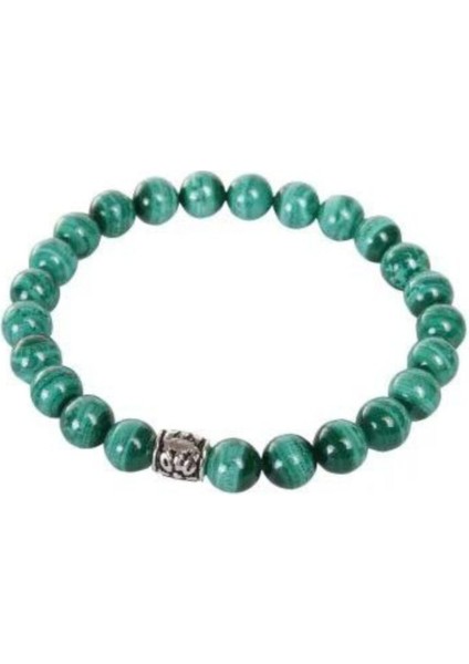 Yeşil Malahit Bileklik, Doğal Taş Takı, Şık ve Zarif Tasarım