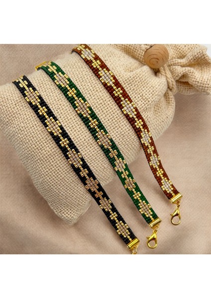 Siyah El Yapımı Bileklik, Şık ve Özgün Tasarım, Doğal ve Rahat Kullanım modelleri