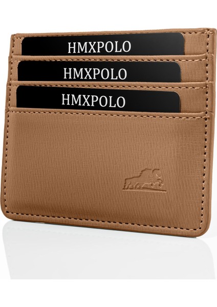 Unisex Kartlık Camel, Şık ve Pratik Deri Kartlık Kahverengi modelleri