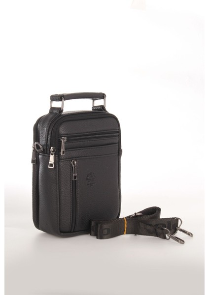 Şık Siyah Postacı Çantası, Omuz ve El Kullanımı Için Uygun modelleri