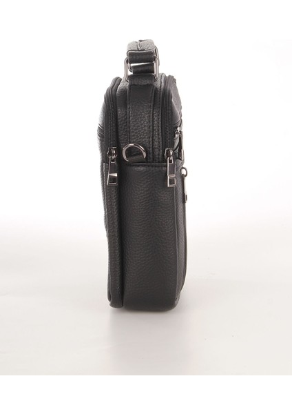 Şık Siyah Postacı Çantası, Omuz ve El Kullanımı Için Uygun fırsatları