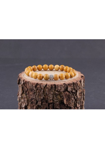 Sertifikalı 8 mm Doğal Taş Bileklik, Şık ve Enerjik Sarı Renk Seçeneği modelleri