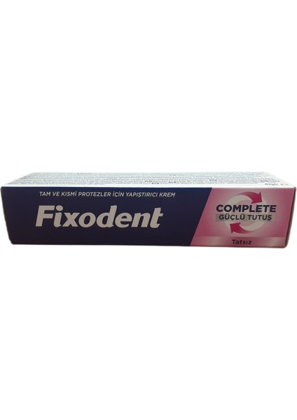 Complete Protez Yapıştırıcı Krem Güçlü Tutuş 47 gr Aromasız x 3 Adet indirimleri