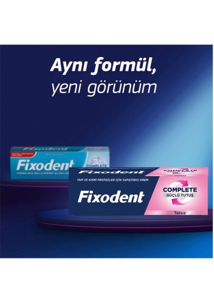 Complete Diş Protez Yapıştırıcı Tatsız 47 gr modelleri