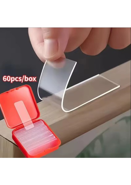 1.4 cm - 4.5 cm 60 Adet Kaliteli Çift Taraflı Bant Halı Tablo Resim Yapıştırma Bandı fiyatları