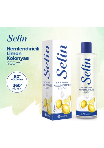 Nemlendiricili Limon Kolonyası 3'lü (1200 Ml) fiyatları