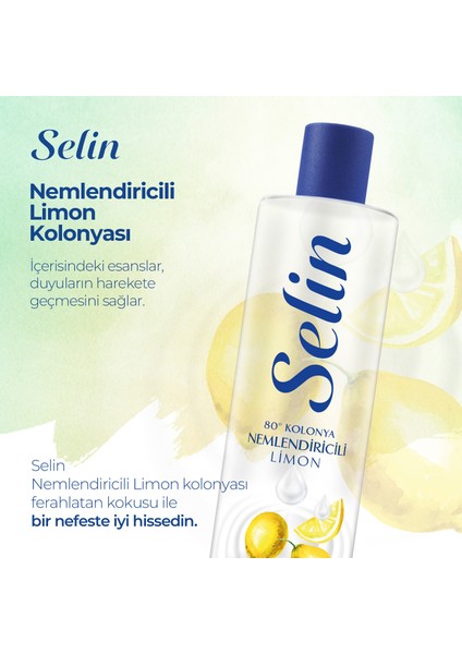 Nemlendiricili Limon Kolonyası 3'lü (1200 Ml) fırsatları