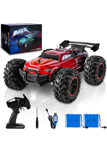 Rc Arabalar, 1:18 Ölçekli Uzaktan Kumandalı Araba, 2.4ghz Tüm Arazi Arazi Canavar Kamyon, 20KM/H Yüksek Hızlı Hobi Elektrikli Oyuncak Araba Buggy, Erkek Kız Çocuklar ve Yetişkinle (Yurt Dışından)