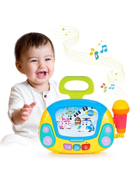 Paket Jukebox Poli+Amber+Roy+Helly Dönüşen Robot Oyuncaklar, 4" Tramsformable Action Figure Oyuncak, Acil Araç Playset, Tatil Doğum Günü Kurtarma Ekibi Araba Oyuncakları 1-5 Yaş A (Yurt Dışından) fırsatları