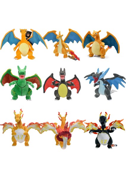 Peluş Megaxy Edition Charizard Farklı Renk Siyah Mega Charizard Peluş Bebek (Yurt Dışından) fiyatları