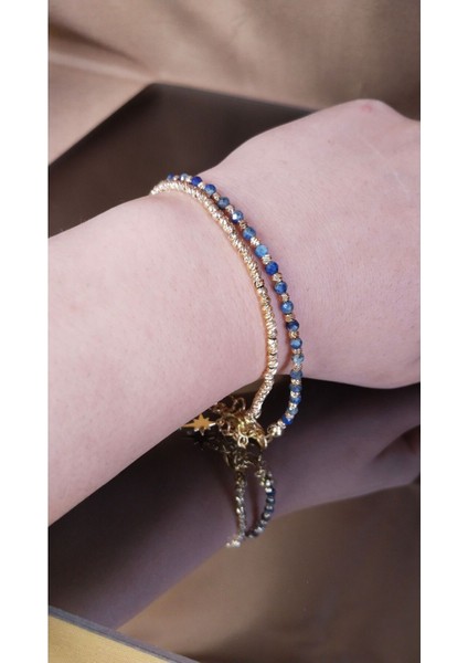 Mavi Lapislazuli Sertifikalı Minik Bileklik, Şık ve Zarif Takı Seçeneği fiyatları