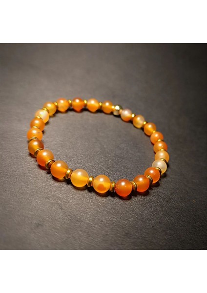 Çok Renkli 6 mm Akik Bileklik, Şık ve Modern Takı Seçeneği indirimleri