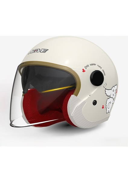 Yeni Ulusal Standart 3c Yarım Kask Sonbahar ve Kış Güvenlik Kaskı Motosiklet Kaskı (Yurt Dışından)