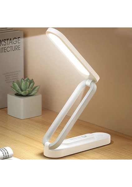 Göz Koruması LED Katlanır Masa Lambası 3 Kademeli Karartma Aydınlatma Masa Lambası Okuma Başucu Oturma Odası Yatak Odası Şarj Gece Lambası (Yurt Dışından) fiyatları
