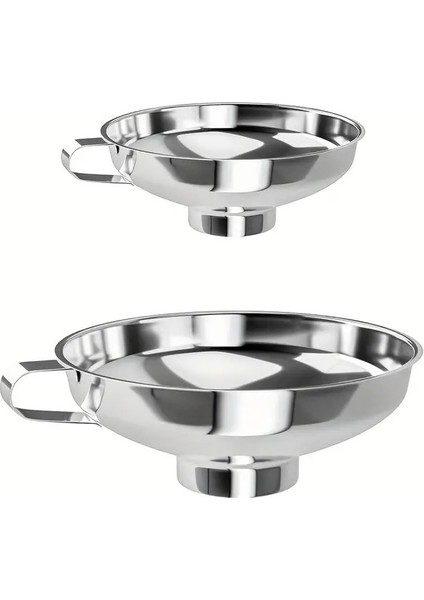 Gıda Sınıfı Paslanmaz Çelik Mutfak Huni Geniş Ağız Seti (Yurt Dışından)