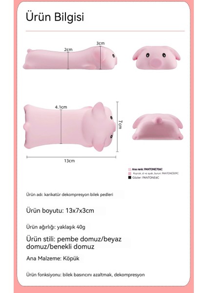 Dekompresyon Fare Pedi Bilek Desteği Kız Küçük Yastık Yastığı Sevimli Karikatür Ofis Masaüstü Pedi (Yurt Dışından) fiyatları