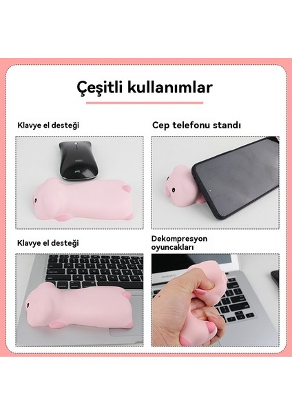 Dekompresyon Fare Pedi Bilek Desteği Kız Küçük Yastık Yastığı Sevimli Karikatür Ofis Masaüstü Pedi (Yurt Dışından) modelleri