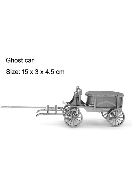 Yeni 3D Mini Üç Boyutlu Metal Çizgi Film Puzzle Yapboz Modeli (Yurt Dışından)