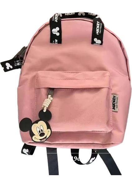 "disney Mickey Mouse Çizgi Film Moda Sırt Çantası Kadın Minnie Tuval Okul Çantası Moda Büyük Kapasiteli Sırt Çantası Kızlar Mochila " (Yurt Dışından)
