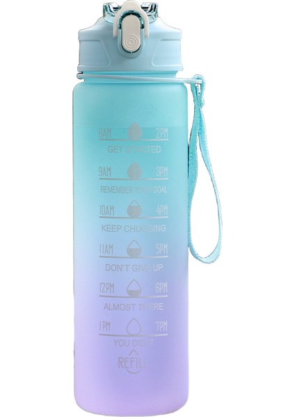 "degrade Renkli Su Bardağı, Basit Halat Kaldırma Uzay Bardağı, Öğrenci Ölçekli Pipet Bardağı, Spor Su Şişesi, Yüksek Estetik Değer " (Yurt Dışından)