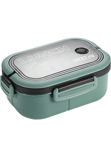 Öğrenci Öğle Yemeği Kutusu Kalınlaştırılmış Pp Plastik Malzeme Bölmesi Çift Katmanlı Öğle Yemeği Kutusu Ofis Öğle Yemeği Kutusu Isıtılabilir (Yurt Dışından)