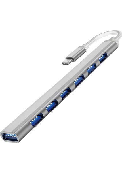 "usb 3.0 Hub USB 2.0 Hub USB C Hub Type C Hub Çoklu Ayırıcı Yüksek Hızlı 5gbps Pc Bilgisayar Için Çoklu Port USB A Hub Port 7 Port " (Yurt Dışından)