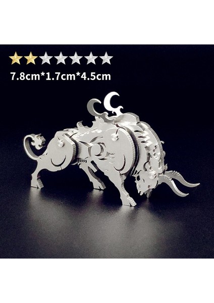 Yeni 3D Mini Üç Boyutlu Metal Yapboz Karikatür Yapboz Modeli Hediyesi (Yurt Dışından)