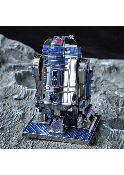 Yeni 3D Mini Üç Boyutlu Metal Çizgi Film Puzzle Yapboz Modeli (Yurt Dışından)