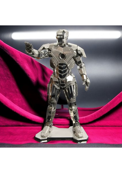 Yeni 3D Mini Üç Boyutlu Metal Çizgi Film Puzzle Yapboz Modeli (Yurt Dışından)