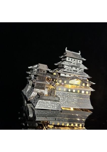 Yeni 3D Mini Üç Boyutlu Metal Çizgi Film Puzzle Yapboz Modeli (Yurt Dışından)