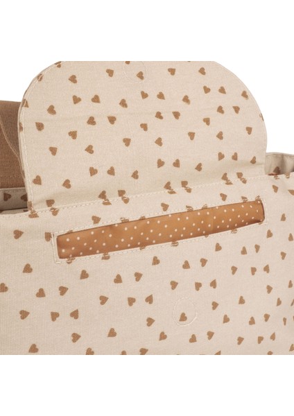 Poppy Bebek Arabası Kalpli Organizer Çanta Cinnamon fırsatları