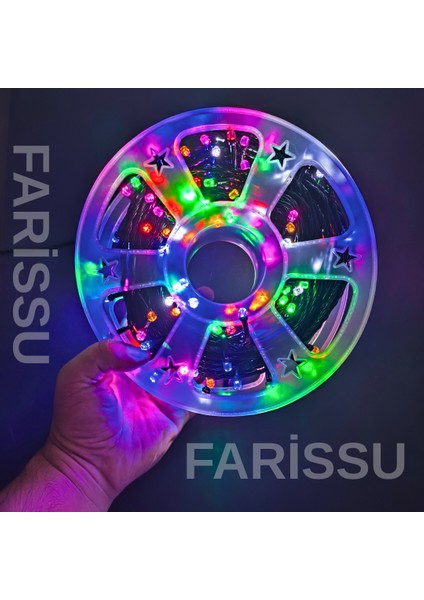 25 Metre Rgb Renkli LED Işık Zinciri | Fişli | 8 Modlu Dış Mekan Dekoratif Aydınlatma modelleri