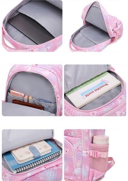 Lilo Stitch Zarif Çiçek Moda Kadın Sırt Çantası Kadın Taşınabilir Su Geçirmez Seyahat Çantası Genç Kız Öğrenciler Sırt Çantası Mochila (Yurt Dışından) fırsatları