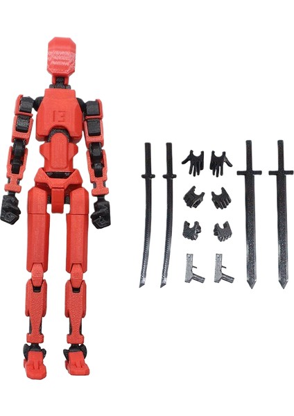 Illidan Altı Kanatlı Melek Yargı Meleği Çok Li Hareketli Şanslı 13 Figürlü Süs (Yurt Dışından)