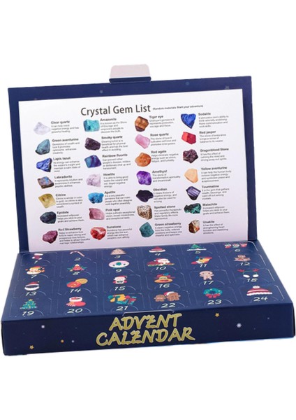 Çocuklar Için 24 Icı Doğum Günü Hediyesi Taşı ile 2024 Noel Advent Takvimi (Yurt Dışından) modelleri
