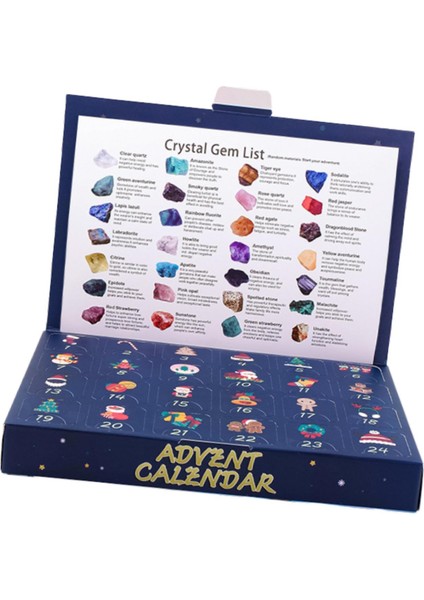 Çocuklar Için 24 Icı Doğum Günü Hediyesi Taşı ile 2024 Noel Advent Takvimi (Yurt Dışından) fırsatları
