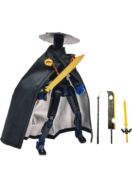 Illidan Altı Kanatlı Melek Yargı Meleği Çok Li Hareketli Şanslı 13 Figürlü Süs (Yurt Dışından)