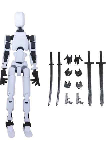 Illidan Altı Kanatlı Melek Yargı Meleği Çok Li Hareketli Şanslı 13 Figürlü Süs (Yurt Dışından)