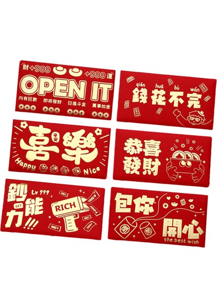 6 Çin Yılı Kırmızı G Için Para I (Yurt Dışından) fiyatları