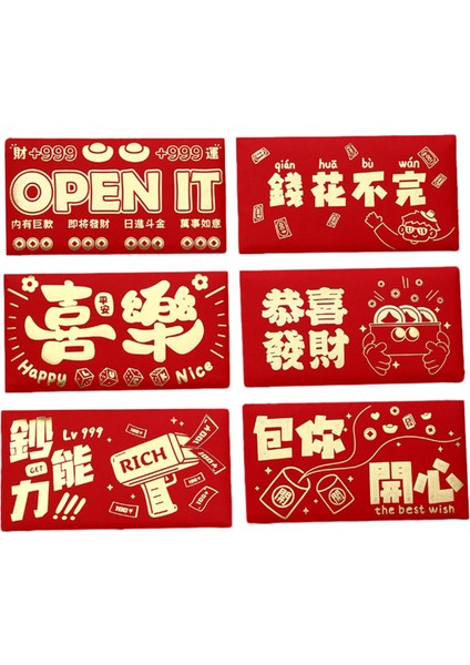 6 Çin Yılı Kırmızı G Için Para I (Yurt Dışından) modelleri