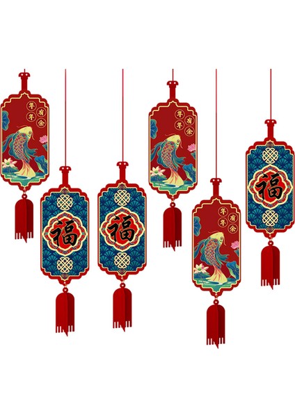 Oturma Odası Için Çin Garland Çok Fonksiyonlu 6 Kolye (Yurt Dışından)