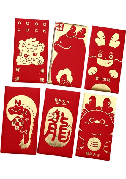 6 Çin Yılı Kırmızı A Için Para I (Yurt Dışından)