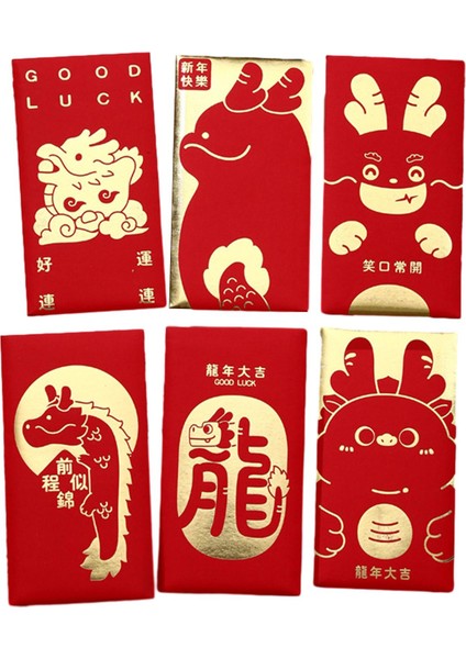 6 Çin Yılı Kırmızı A Için Para I (Yurt Dışından) modelleri