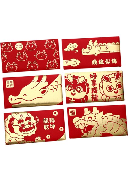 6 Çin Yılı Kırmızı C Için Para I (Yurt Dışından) modelleri